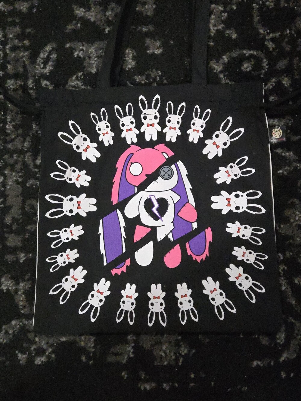 PlushieDreadfuls Borderline Personality Disorder (BPD) Drawstring Tote Bag